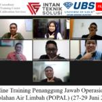 Online Training Penanggung Jawab Operasional Pengolahan Air Limbah (POPAL) (27-29 Juni 2022 )