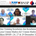 Online Training Kesehatan dan Keselamatan Kerja Umum Madya (K3 Umum Madya) Sertifikasi BNSP ( 26, 27 & 29 Desember 2022 )