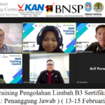 Online Training Pengolahan Limbah B3 Sertifikasi BNSP ( Level: Penanggung Jawab ) ( 13-15 Februari 2023 )