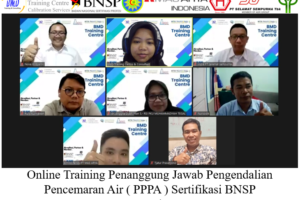 Online Training Penanggung Jawab Pengendalian Pencemaran Air ( PPPA ) Sertifikasi BNSP ( 21-23 Juni 2023 )