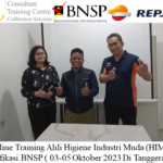 Offline Training Ahli Higiene Industri Muda (HIMU) Sertifikasi BNSP ( 03-05 Oktober 2023 Di Tanggerang )