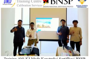 Training Ahli K3 Muda Konstruksi Sertifikasi BNSP ( 18-20 September 2023 di Jakarta )