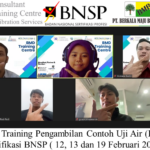 Online Training Pengambilan Contoh Uji Air (PCUA) Sertifikasi BNSP ( 12, 13 dan 19 Februari 2024 )